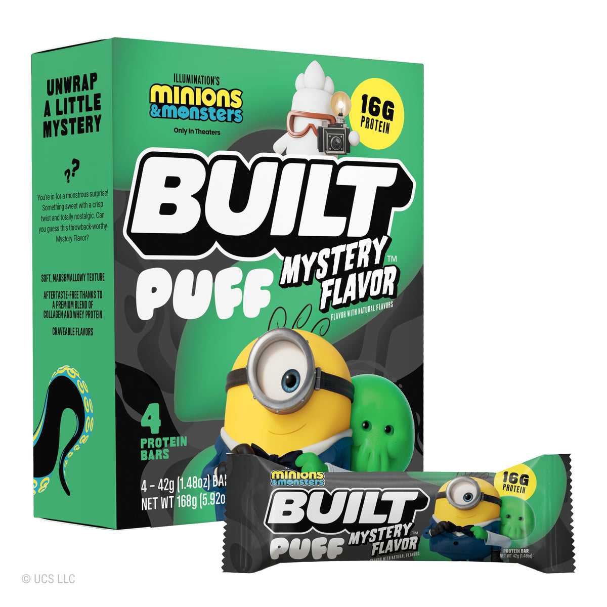 Minions and Monsters Mystery Puff 4ct
