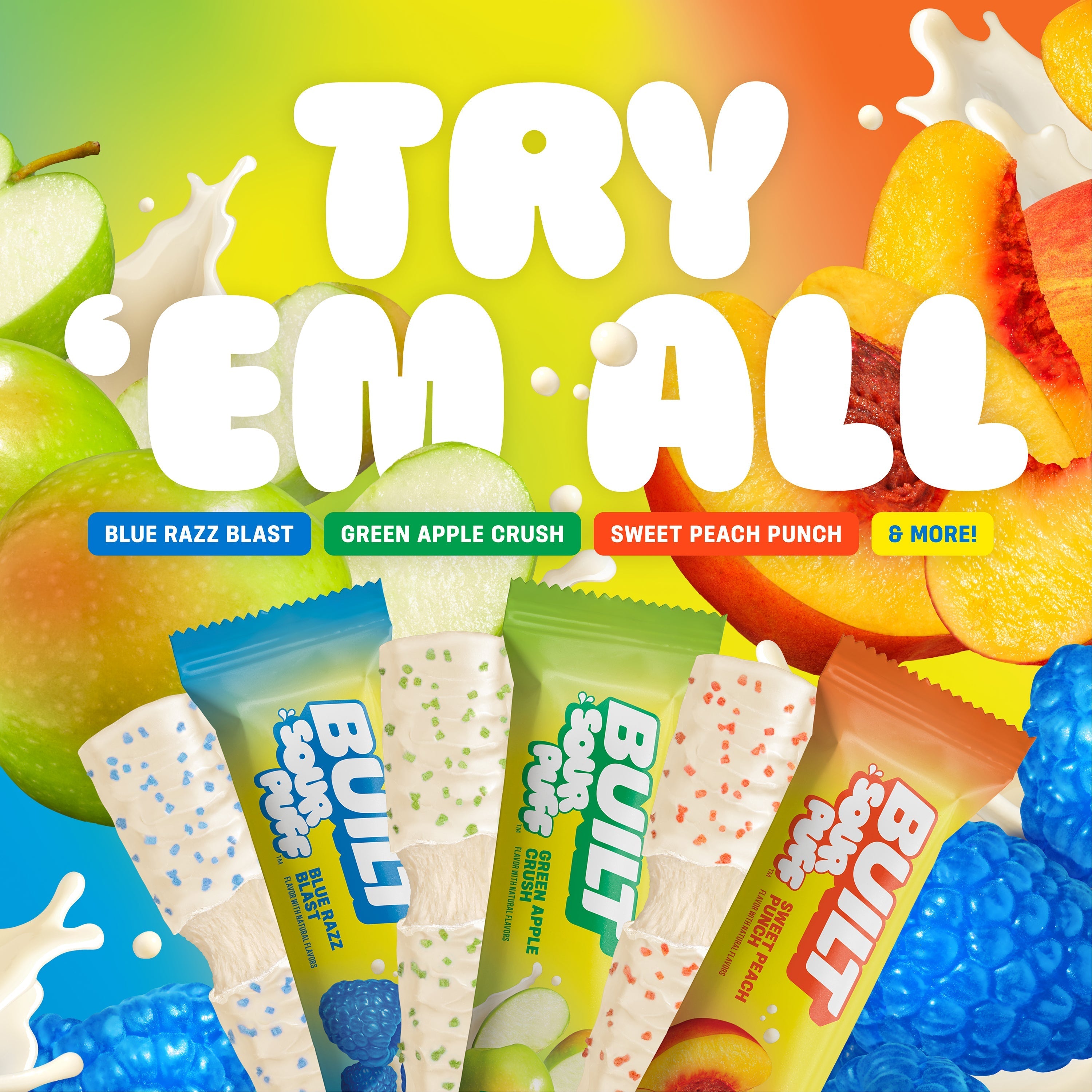 Watermelon Splash Sour Puff 4ct